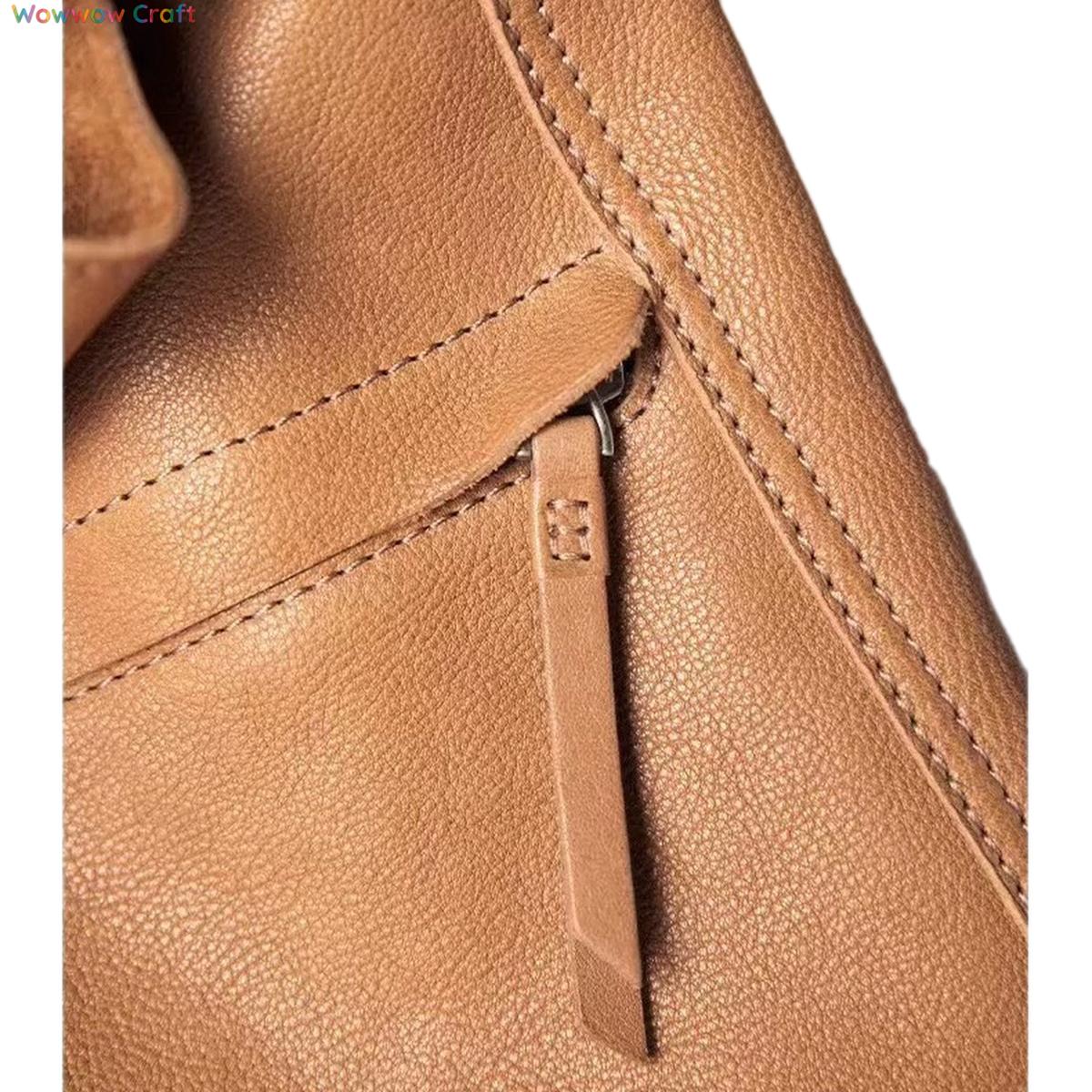 Shoulder Bags,Totes,Leather Bags,Vegetable-Tanned Leather Large Capacity Leather Shoulder Bag - Leather Crossbody Tote Bag